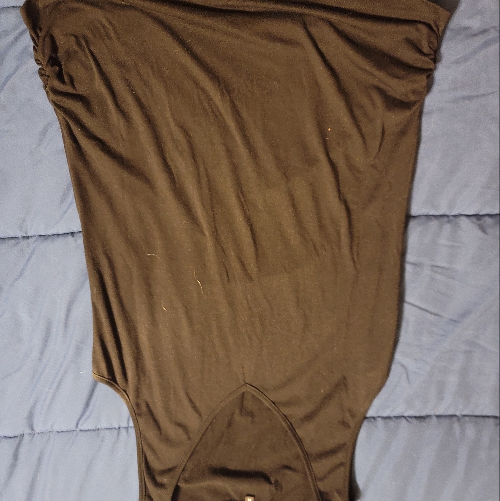 Loose fitted black tank top